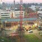 09.11.2020 - In der Baugrube tut sich was. (©: Fachbereich 08 - Physik, Mathematik und Informatik)